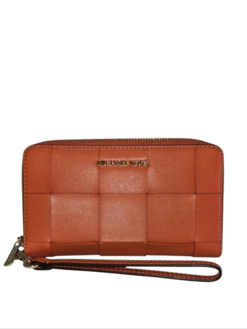 Michael Michael Kors-NWT ($298) Jet Set Large  Smartphone Case Wrislet-Clay Red